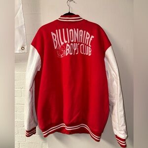 Billionaire Boys Club Cherry Red and White Bomber Jacket 🍒